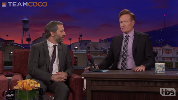 Judd Apatow speaks with Conan about "The Zen Diaries of Garry Shandling"