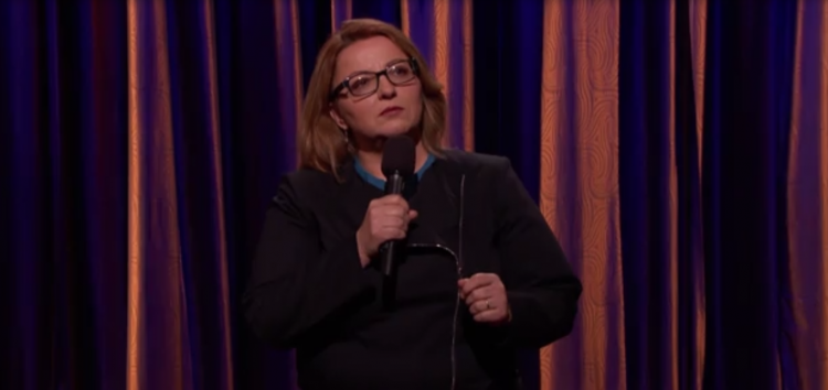 Jackie Kashian's "Conan" set explains how comedy prepared her for marriage