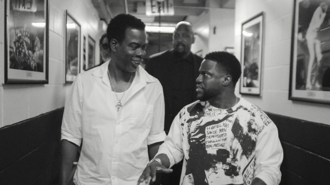 Chris Rock and Kevin Hart in Kevin Hart & Chris Rock: Headliners Only. Courtesy of Netflix.