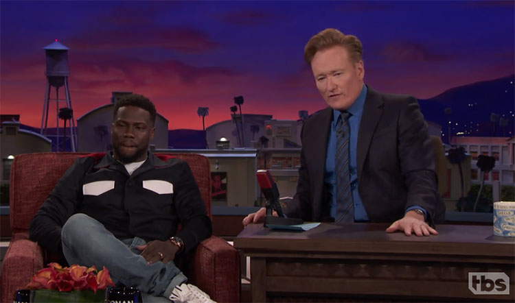 Kevin Hart hilariously tells about his drunken mission to hold the Super Bowl trophy