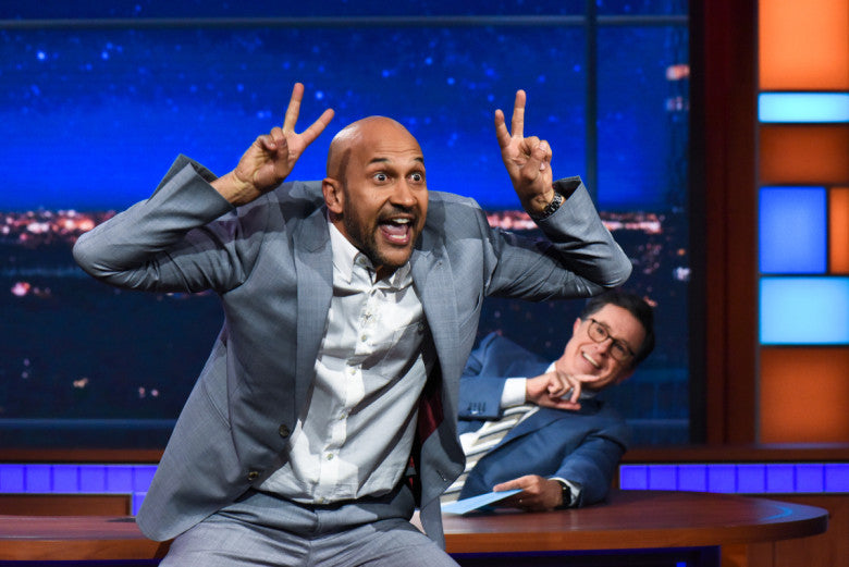 Keegan-Michael Key brings Obama's anger translator, Luther, back to "The Late Show"