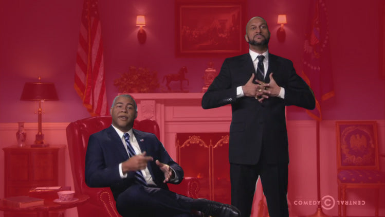 Obama'a anger translator Luther made a final appearance on "The Daily Show"