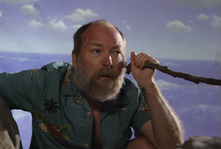 Kyle Kinane is in the Off With Their Heads music video