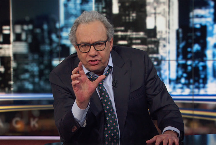 Lewis Black takes to "The Daily Show" to complain about social media's role in the new rise of Measels