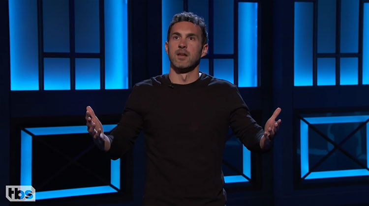 Mark Normand appeared on "Conan" to talk about being offended