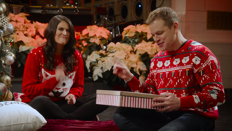 Matt Damon is a fan of Secret Santa in this weekend's "Saturday Night Live" promos