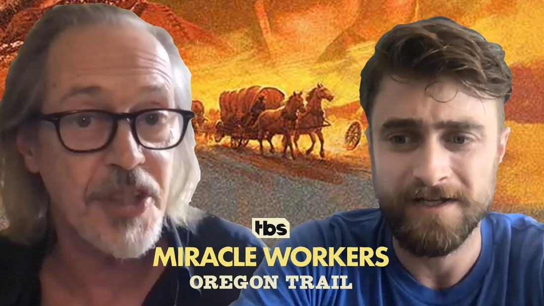 Steve Buscemi and Daniel Radcliffe talk hitting the “Oregon Trail”