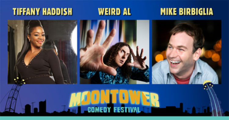 Tiffany Haddish, Colin Quinn, "Weird Al" Yankovic, and Mike Birbiglia set to headline 2018 Moontower Comedy Festival