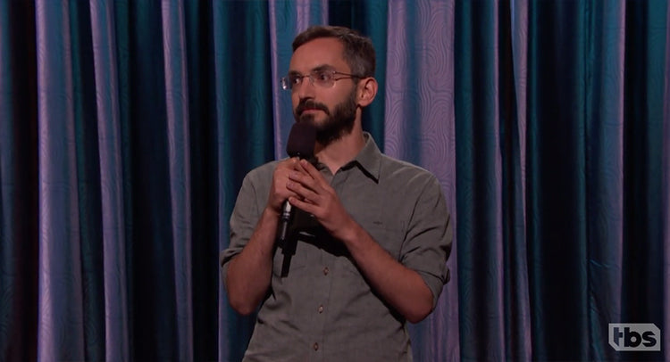 Myq Kaplan returns to "Conan" to discuss Kanye West's rapping ability