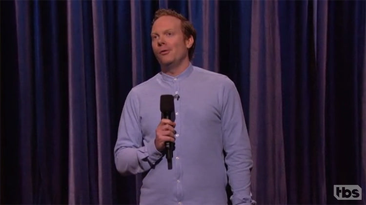 Nathan Macintosh on Conan, "Poor people do not have ridiculous allergies to things"