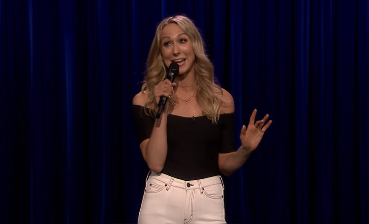 Nikki Glaser stopped by "The Tonight Show" and spoke a bit about the cloud and her own insecurity