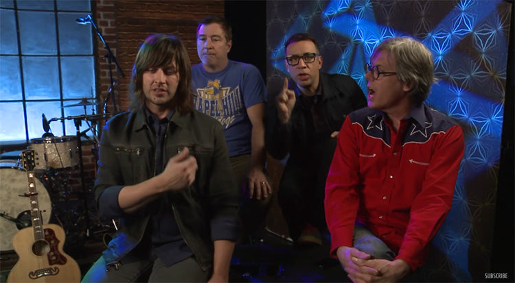 Fred Armisen plays drums with the Old 97's in their music video, "Good With God"