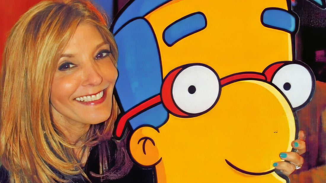 Pamela Hayden & Milhouse from The Simpsons.