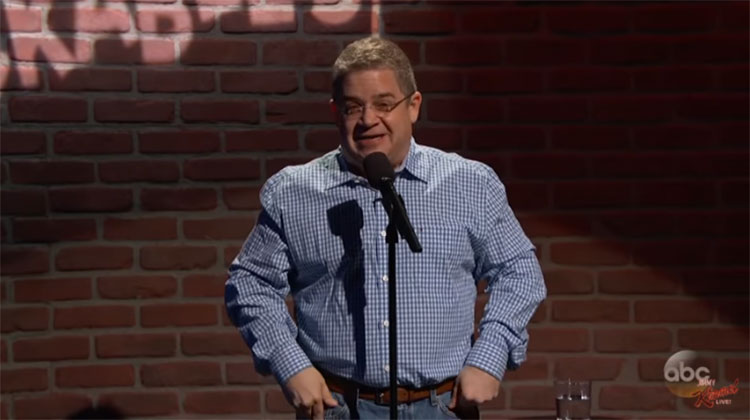 Patton Oswalt attempts to make Mick Huckabee's political jokes funny