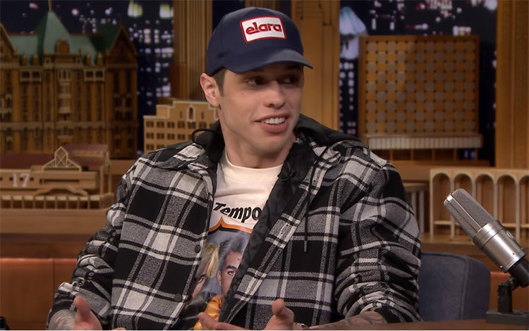 Pete Davidson talks about his engagement to Ariana Grande on "The Tonight Show"