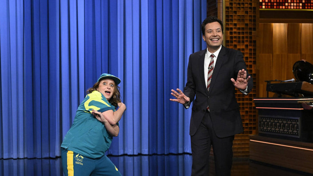 Rachel Dratch & Jimmy Fallon on The Tonight Show.