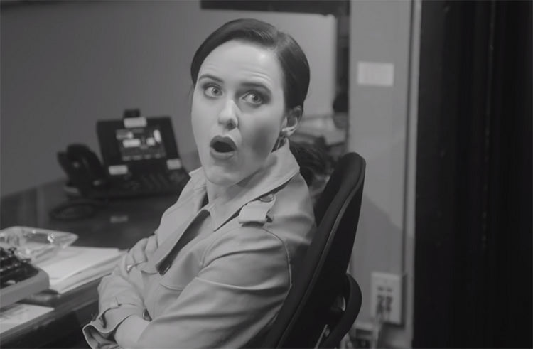 Rachel Brosnahan searches for clues in this week's "Saturday Night Live" promos