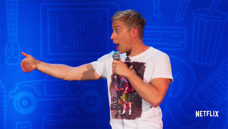 Watch the trailer for Russell Howard's new Netflix special, "Recalibrate"