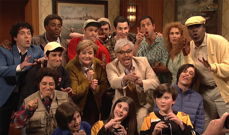 The gang's all there for an Adam Sandler family reunion on 