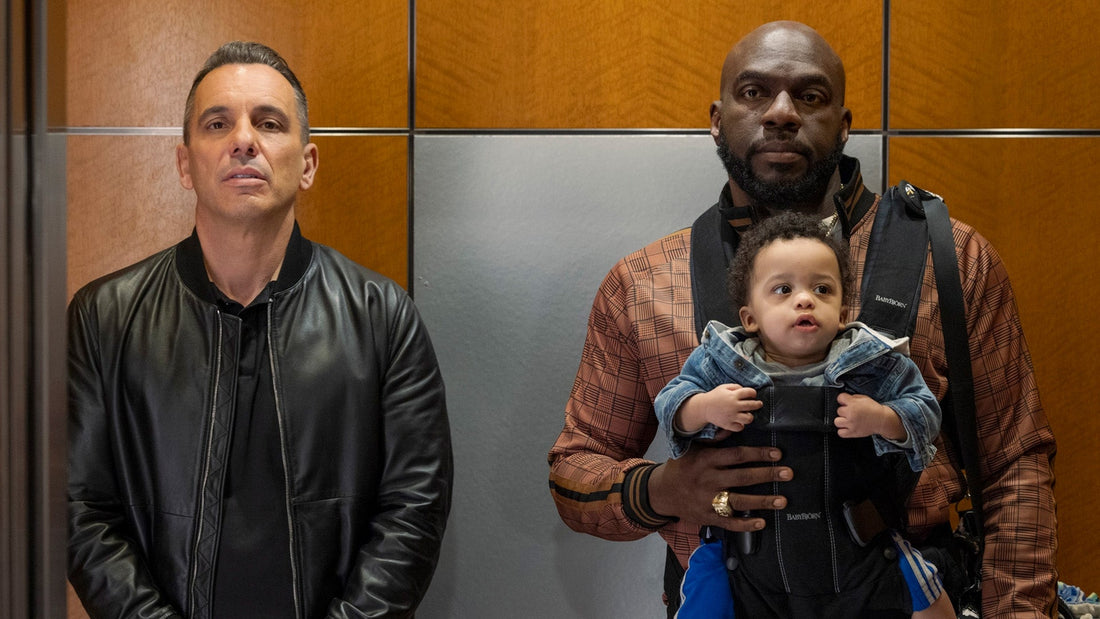 Sebastian Maniscalco & Omar J. Dorsey in Bookie Season 2 on Max.