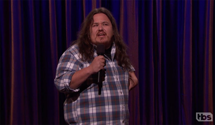 Shane Torres went on Conan to tell his jokes in defense of Guy Fieri