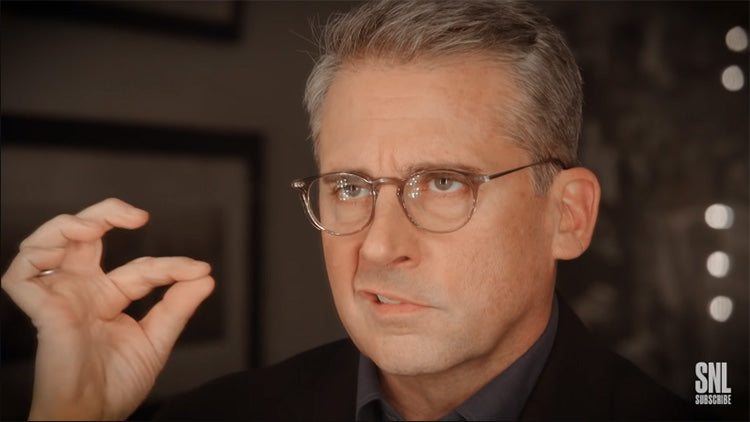 Steve Carell looks to regain his funny side in these new "Saturday Night Live" promos