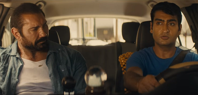 Kumail Nanjiani helps a cop find the bad guys in the new movie, "Stuber"