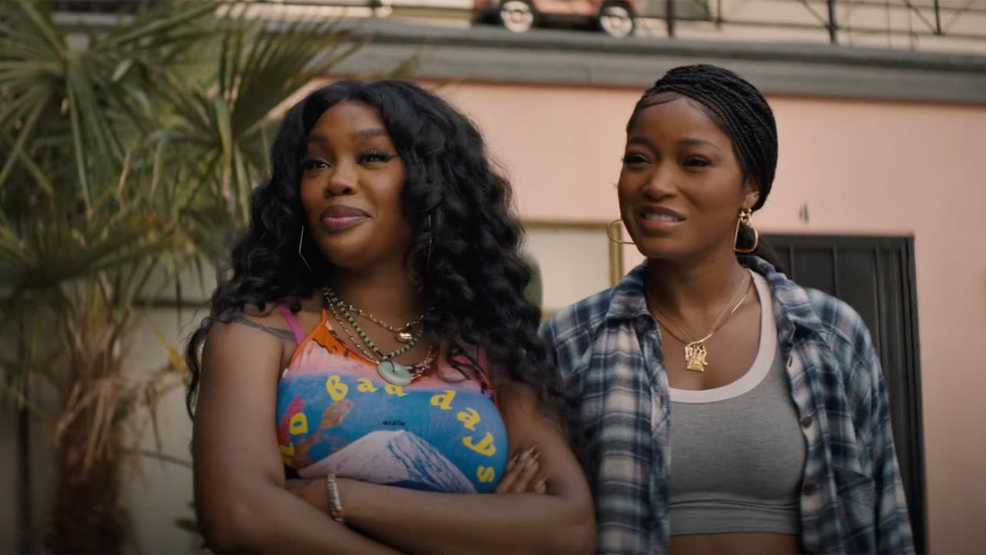 SZA & Keke Palmer in the movie "One Of Them Days."