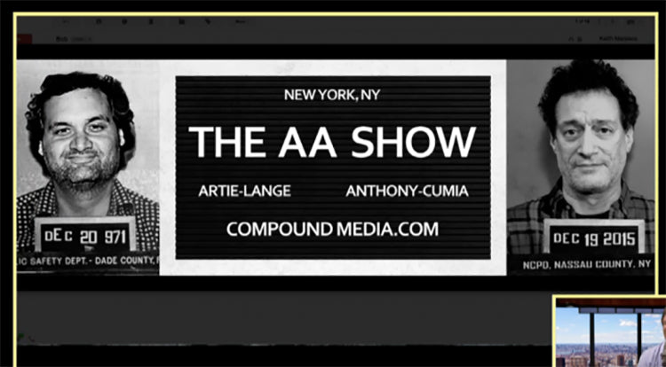 Artie Lange and Anthony Cumia are starting a show together on Compound Media