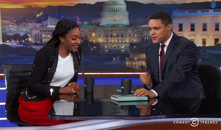 Tiffany Haddish visited "The Daily Show" to talk about her new book