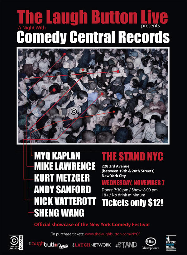 Tonight! The Laugh Button Live! and Comedy Central Records at New York Comedy Fest