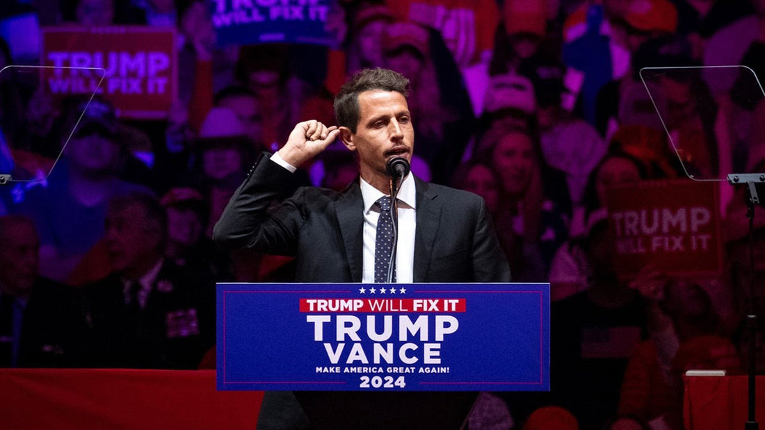 Tony Hinchcliffe at the Donald Trump Rally at Madison Square Garden.