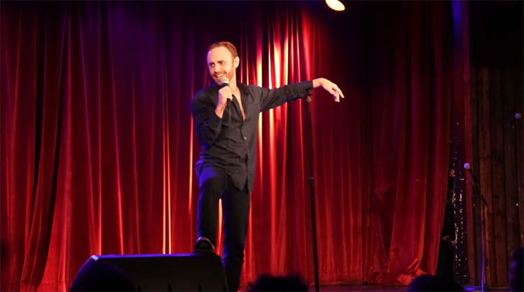 Tyler Fischer pulls a killer Bill Burr impression at this year's Schtick or Treat