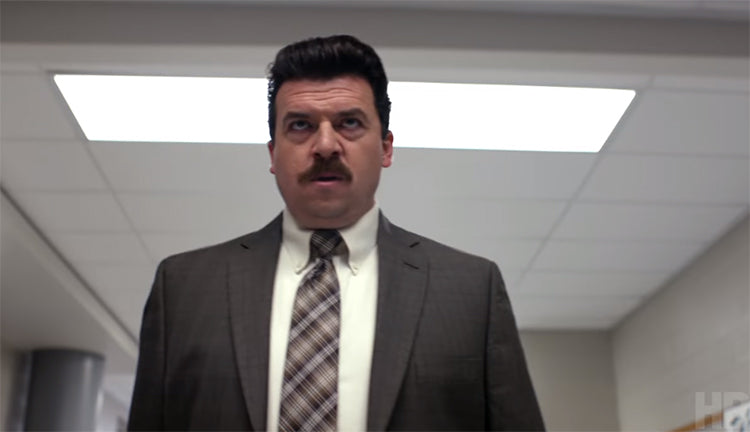 It's an attempt to find out who shot Gamby in the season 2 trailer of "Vice Principals"