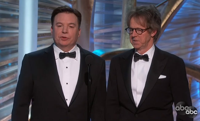 There was a mini "Wayne's World" reunion on the Oscars last night