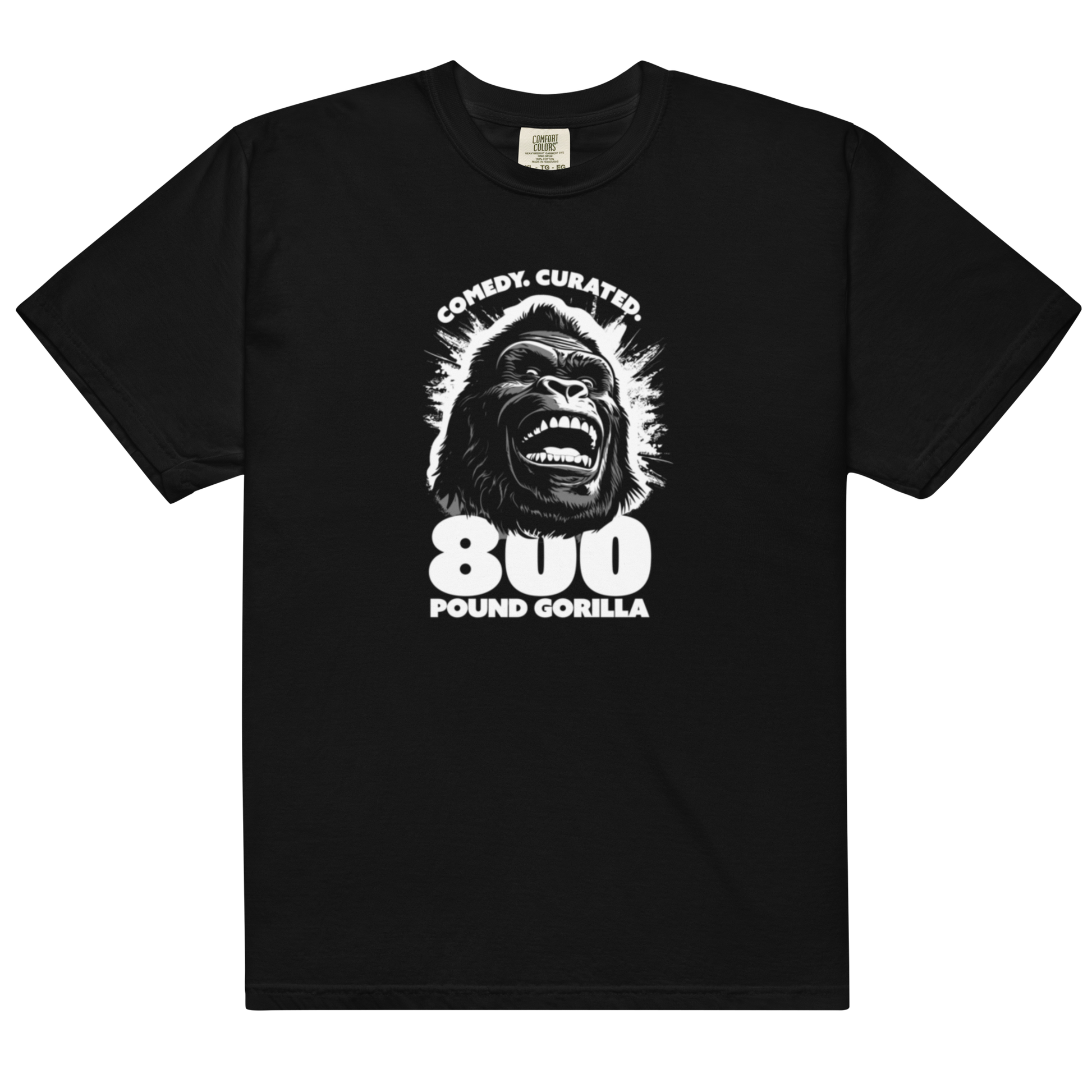 Gorilla Head Tee: Black