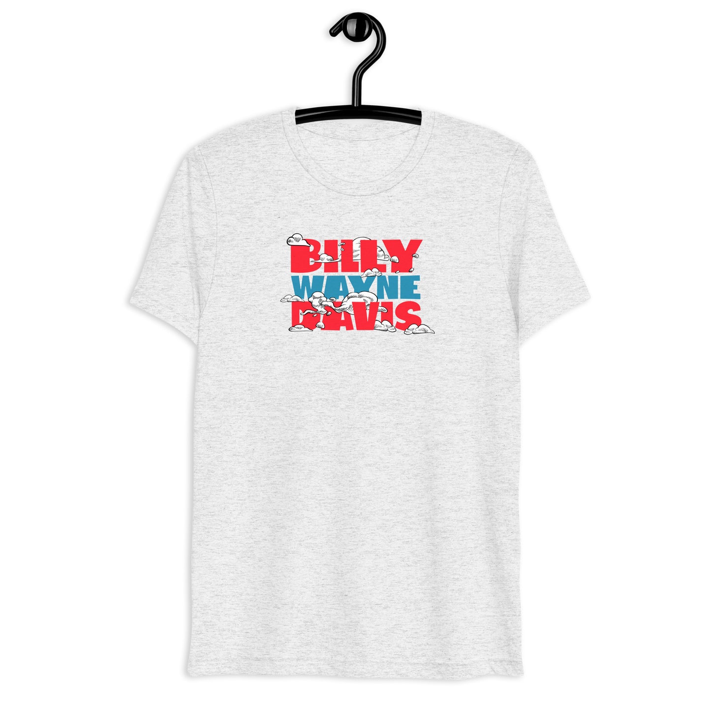 Billy Wayne Davis - Red/Blue - Short sleeve t-shirt